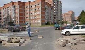 Statybos ir eismas - nesuderinama