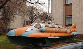 Danės upėje išbandytas povandeninis laivas