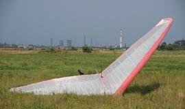 Smūgis į žemę baigėsi laimingai