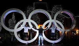 Olimpiados saulėlydis - saulei tekant