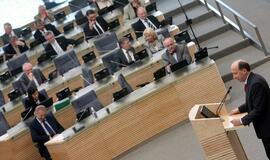 Seimas nepriėmė jokios rezoliucijos dėl Vyriausybės veiklos ataskaitos