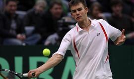 Tenisininkas L. Grigelis Italijoje iškopė į aštuntfinalį