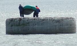 Prakiurus valčiai teko gelbėti žvejus