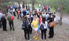 Universiteto bendruomenė sportuoja pajūryje