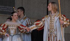 Klaipėdą pasveikino universiteto studentai