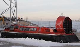 Laivas ant oro pagalvės "Viesulas“ tampa modernesnis