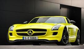 "Mercedes-Benz SLS AMG E-Cell": varomas elektra (video)