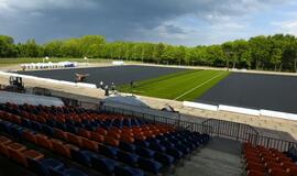 Gargždų "Bangos" stadiono remonto darbai
