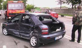 Avarija Minijos gatvėje