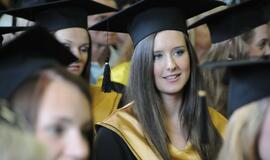 KU studentams - diplomų gavimo metas