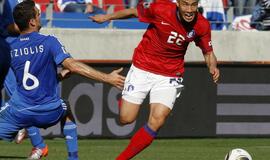 Pietų Korėjos futbolininkai įveikė graikus