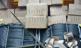 Degalinėje paliktas vilkikas su kontrabanda