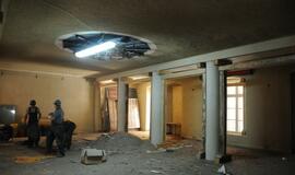 Pradedamas griauti Klaipėdos dramos teatro priestatas