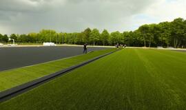 Gargždų "Bangos" stadiono remonto darbai