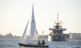 Klaipėdoje startavo naktinė Joninių regata