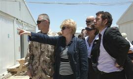 D. Grybauskaitė aplankė Lietuvos karius Afganistane