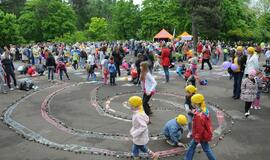 Vaikystės šventė Klaipėdos poilsio parke