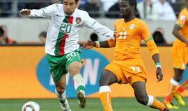 Portugalijos ir Dramblio Kaulo Kranto futbolininkai įvarčių nepelnė