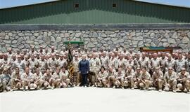 D. Grybauskaitė aplankė Lietuvos karius Afganistane