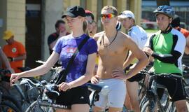 Į Klaipėdą užsuko jaunimo dviračių žygio dalyviai