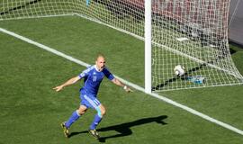 Pasaulio futbolo čempionato rungtynės. Naujoji Zelandija - Slovakija