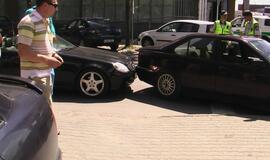 Klaipėdoje - jaunuolio su kabrioletu, bet be teisių avarija