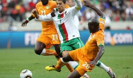 Portugalijos ir Dramblio Kaulo Kranto futbolininkai įvarčių nepelnė