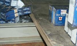 Medininkuose sulaikyta cigarečių kontrabanda