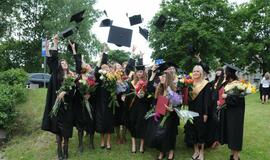 KU studentams - diplomų gavimo metas