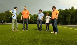 Gargždų "Bangos" stadiono remonto darbai