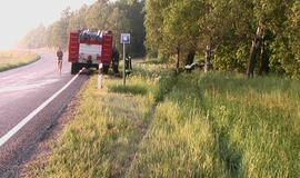 Mirtina avarija kelyje Klaipėda-Palanga