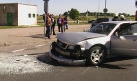 Klaipėdoje "Audi A8" taranavo maršrutinį autobusą