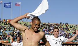 Pasaulio futbolo čempionato rungtynės. Naujoji Zelandija - Slovakija