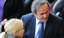 Mišelis Platini paguldytas į ligoninę Pietų Afrikoje