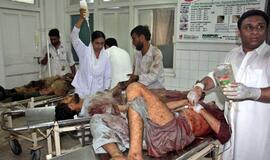 Pakistane per galingą sprogimą žuvo 45 žmonės