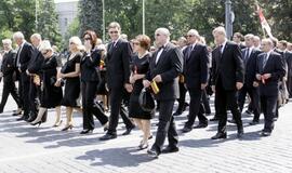 Prezidentas Algirdas Brazauskas išlydimas į Paskutinę kelionę