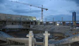 FIBA Europe generalinis sekretorius Naras Zanolinas apžiūrėjo statomą Klaipėdos areną