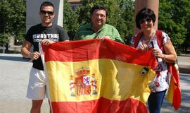 Ispanijos futbolo gerbėjai Klaipėdoje