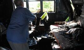 Gaisras Dituvoje - žuvo trys žmonės