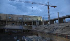 FIBA Europe generalinis sekretorius Naras Zanolinas apžiūrėjo statomą Klaipėdos areną