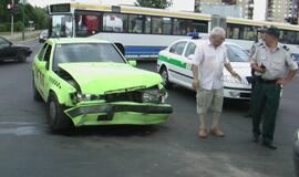 Avarija Vingio ir Smiltelės gatvių sankryžoje