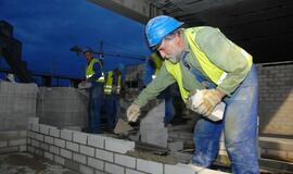 FIBA Europe generalinis sekretorius Naras Zanolinas apžiūrėjo statomą Klaipėdos areną