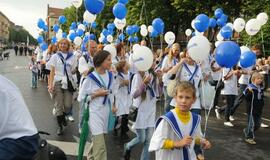 Spalvinga eisena nuskaidrino Jūros šventės nuotaiką