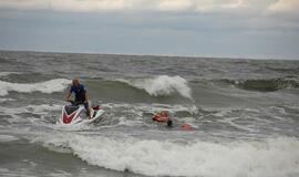 Antrojoje Melnragėje vyko gelbėtojų pratybos
