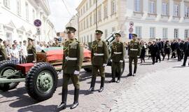 Prezidentas Algirdas Brazauskas išlydimas į Paskutinę kelionę