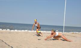 Paplūdimio tinklinio varžybos Melnragėje