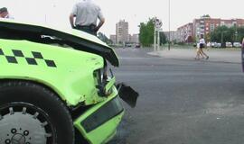 Avarija Vingio ir Smiltelės gatvių sankryžoje