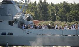 Dalia Grybauskaitė Klaipėdoje dalyvavo iškilmingoje žuvusiųjų jūroje pagerbimo ceremonijoje ir Etnografinėje pajūrio žvejo sodyboje surengtoje šventėje