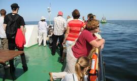 Dalia Grybauskaitė Klaipėdoje dalyvavo iškilmingoje žuvusiųjų jūroje pagerbimo ceremonijoje ir Etnografinėje pajūrio žvejo sodyboje surengtoje šventėje