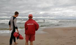 Antrojoje Melnragėje vyko gelbėtojų pratybos